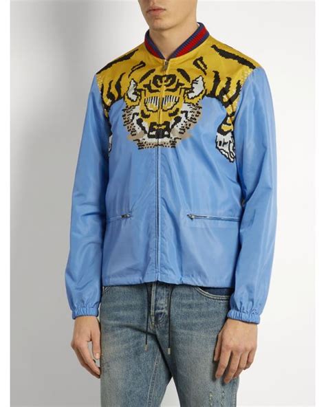 gucci style tiger bomber|Gucci bomber japan.